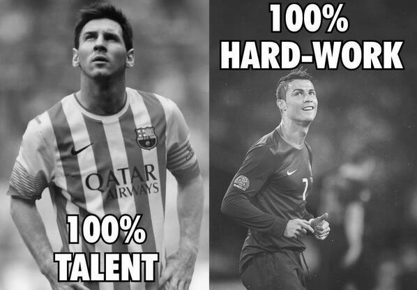 How Hardworking is Cristiano Ronaldo Compared to Lionel Messi? image 1