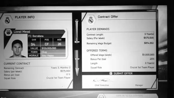How to Sign Ronaldo at Barcelona in Fifa 14 image 1