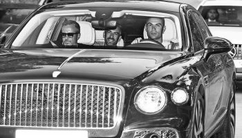 Cristiano Ronaldo and Sir Alex Ferguson Spotted at Man Utd Training photo 0